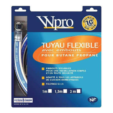 Tuyau flexible pour butane propane WHIRLPOOL TBC159 pour 7