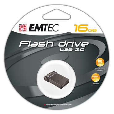 Cl USB 16Go EMTEC EKMMD16GS200 pour 15