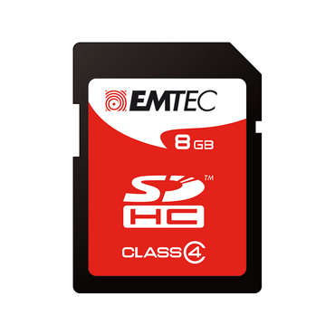 Carte mmoire SD 8 Go EMTEC ECMSD8GHC4 pour 7