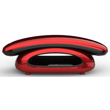 Tlphone fixe sans fil AEG SOLO 10 coloris rouge pour 50