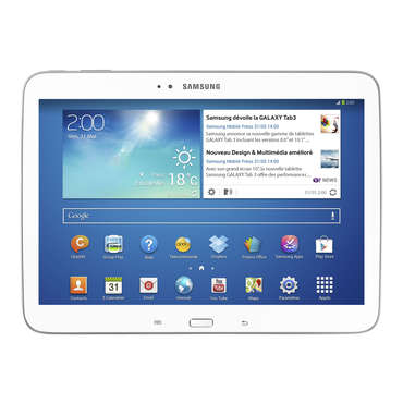 Tablette 10 pouces SAMSUNG GALAXY TAB 3 coloris blanc pour 279