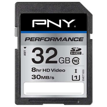 Carte SD 32GB PNY SD32G10PER-EF pour 22