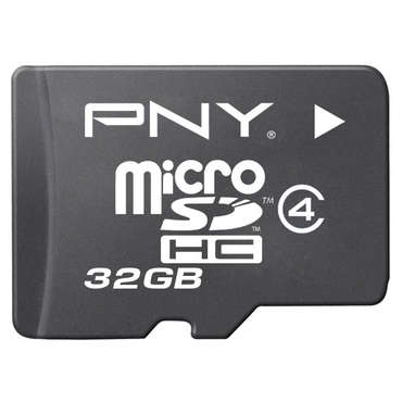 Carte mmoire micro SD 32Go PNY SDU32G4APRE-EF-W pour 25