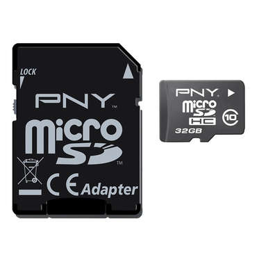 Carte micro SD 32GB PNY SDU32G10AND-EF pour 26