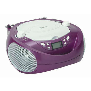 Radio CD/ USB TOKAI TB133PE coloris violet pour 39